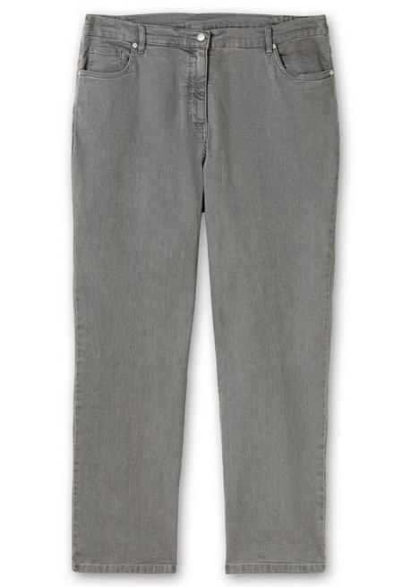 sheego Gerade Jeans mit seitlichem Stretchbund - grey Denim sheego Vierteljährliche Förderung