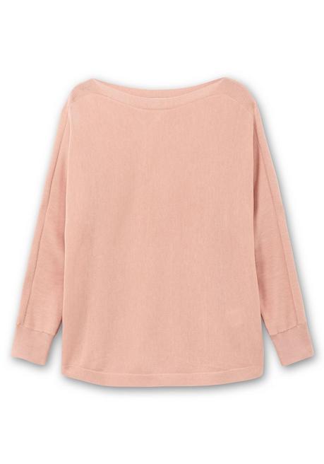 sheego Pullover mit U-Boot-Ausschnitt - puder sheego Nur noch ein Tag übrig