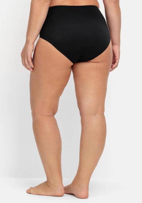sheego Taillenslip mit transparenter Spitze - schwarz sheego Limitierter Zeitrabatt