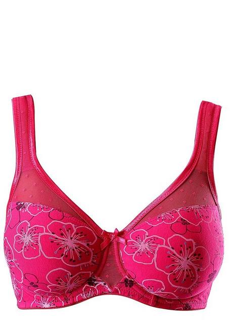 NUANCE Minimizer-BH - beere bedruckt sheego Begrenztes Angebot