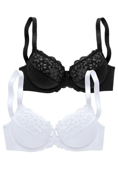 PETITE FLEUR Bügel-BH - schwarz+weiß sheego Osterangebot