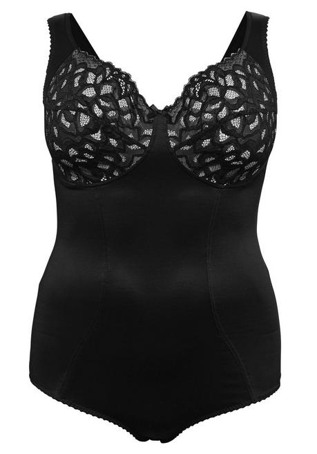 sheego Body ohne Bügel mit leichtem Shape-Effekt - schwarz sheego Exklusive Angebote