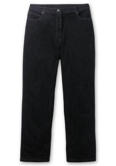 sheego x Collection L. Gerade Jeans in 5-Pocket-Form - black Denim sheego Super Rabatt