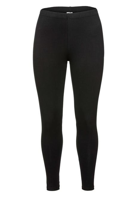 sheego Leggings mit Gummizugbund - schwarz sheego Begrenzt auf 3 Tage