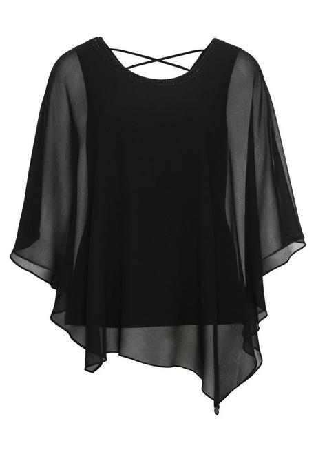 sheego Tunika in 2-in-1-Optik - schwarz sheego Rabatte dieses Monats