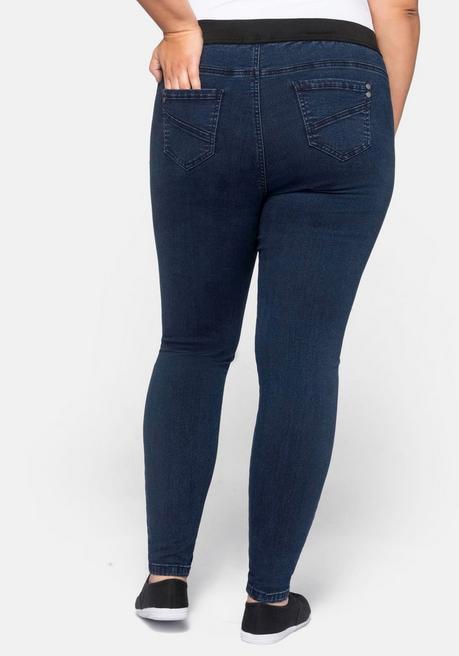 sheego Skinny Jeans mit »Ultimate Stretch«, wächst bis 3 Gr. mit - dark blue Denim sheego Online