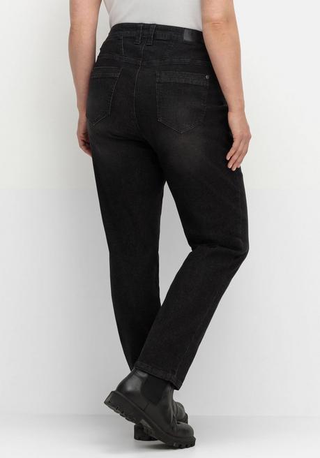 sheego Schmale Jeans in Curvy-Schnitt VERENA - black Denim sheego Fabrik Onlineshop