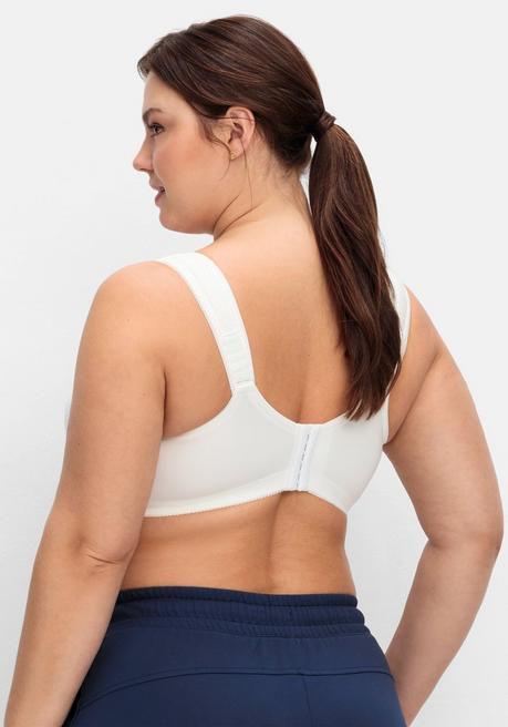 sheego Sport-BH aus COOLMAX®, mit Netzeinsätzen - weiß sheego Flash Sale
