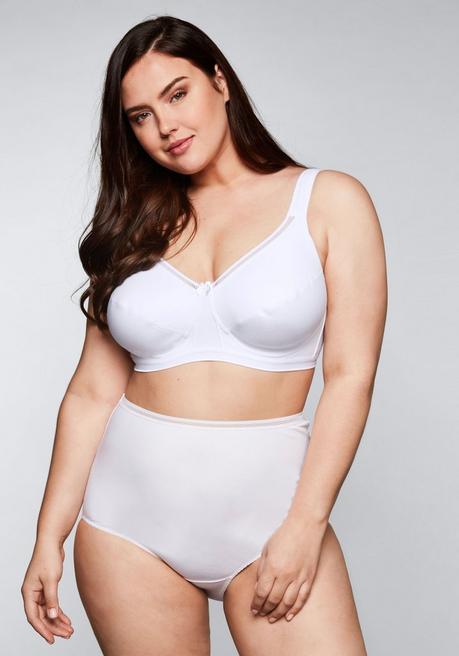 sheego Doppelpack BHs ohne Bügel - weiß sheego Neueste Mode