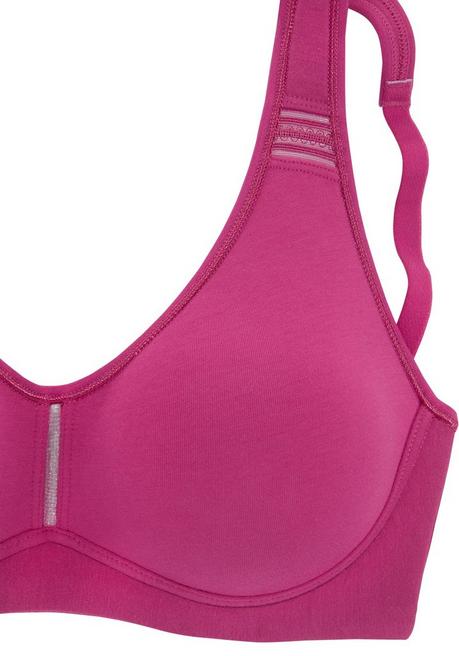 PETITE FLEUR Doppelpack T-Shirt-BHs - beere+weiß sheego Super Sparpreis