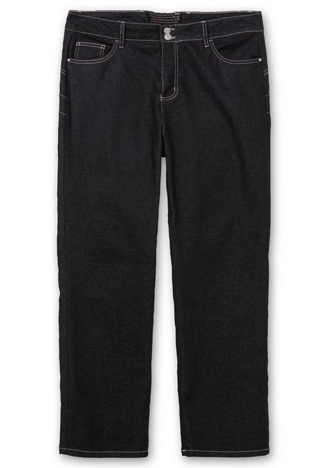 sheego Bootcut-Jeans mit Push-up-Effekt - black Denim sheego Preisnachlass