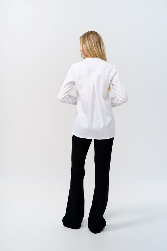 Soluzione Bluse mit Stehkragen Lucia Letzte 3 Tage