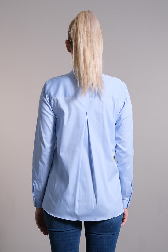 Soluzione Bluse mit Stehkragen Lucia Letzter Tag