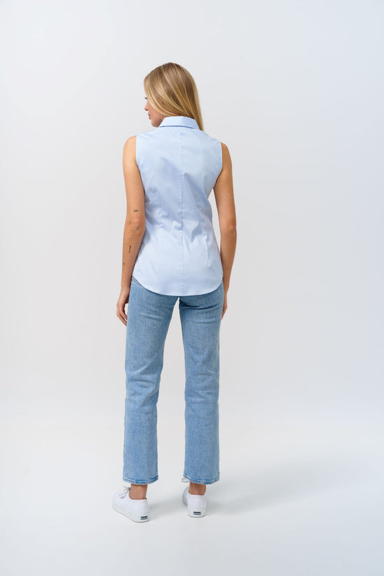 Soluzione Ärmellose Bluse Carlotta Kostenloser Versand