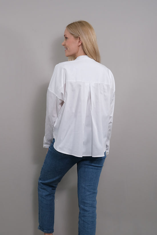 Soluzione Lockere Bluse mit Brusttasche Fiona Große Rabatte