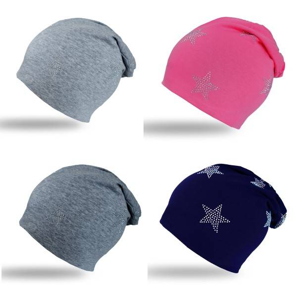 Sonia Originelli Beanie Kind "Mini Sterne" Kindermütze Strasssteine Rabatte dieses Monats