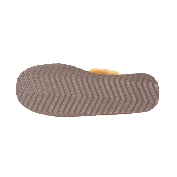 Sonia Originelli Damenpantoffel Schuhe Schaf Lammfell EVA Sohle Leder Sonderangebot