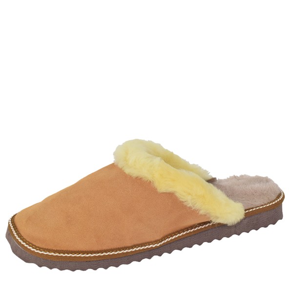 Sonia Originelli Damenpantoffel Schuhe Schaf Lammfell EVA Sohle Leder Sonderangebot