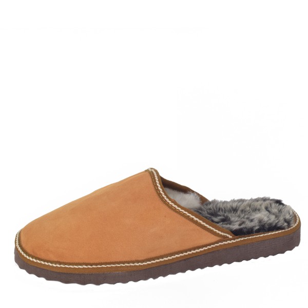 Sonia Originelli Herrenpantoffel Schuhe Schaf Lammfell EVA Sohle Echt Leder Versandkostenfrei