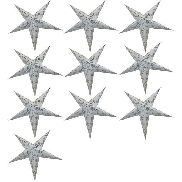 Sonia Originelli 10er Set Mini Weihnachtsstern 10cm Weihnachtsdeko Jubiläumsangebot