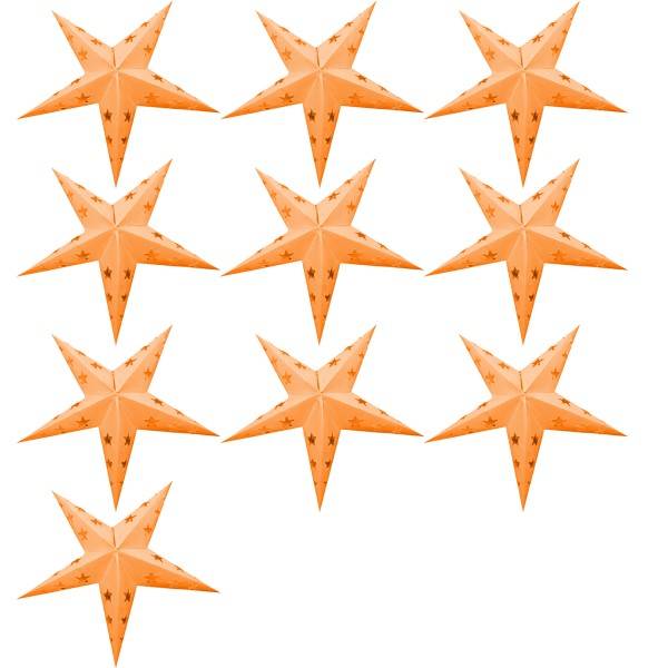 Sonia Originelli 10er Set Mini Weihnachtsstern 10cm Weihnachtsdeko Lagerräumung