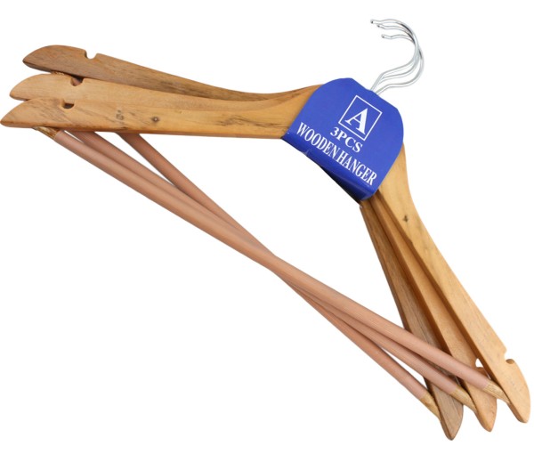 Sonia Originelli 3er SET Kleiderbügel Holz Bügel Kleiderschrank Aufhänger Exklusive Angebote