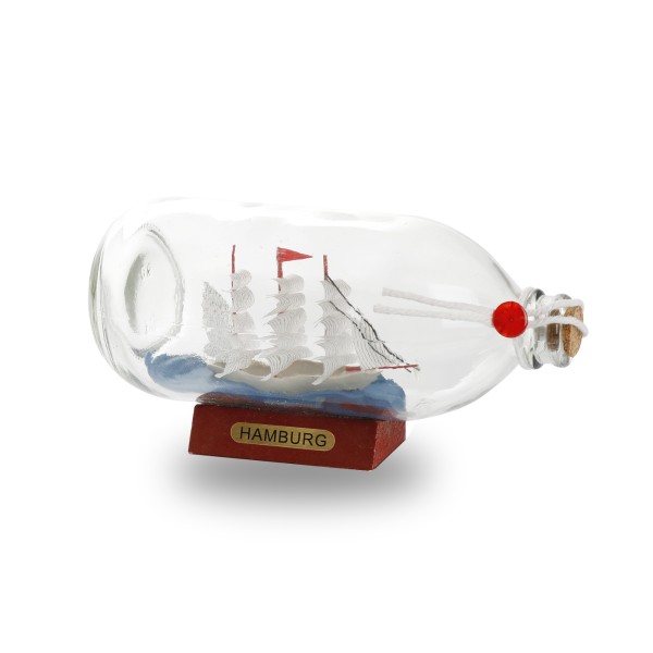Sonia Originelli Buddelschiff Flaschenschiff "Hamburg" Rumflasche 18cm Tägliche Deals