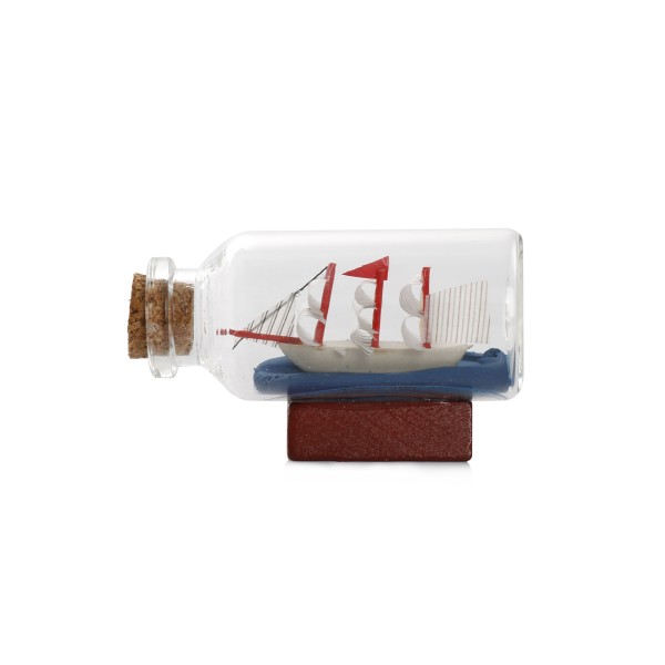 Sonia Originelli Buddelschiffchen Flaschenschiff "Hamburg" Rumflasche 6 cm Sonderangebote