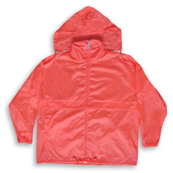 Sonia Originelli Regenjacke unisex "coralle" in Bauchtasche Reißverschluss Kapuze Angebote