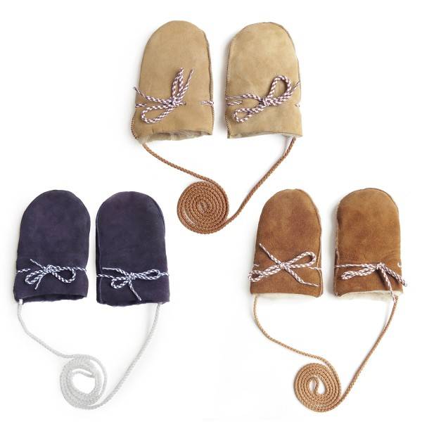 Sonia Originelli Baby Fausthandschuhe Schaf Lammfell Kordel Fäustlinge Online Shopping