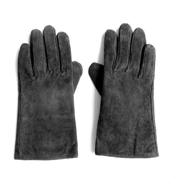 Sonia Originelli Damenhandschuhe Leder Schmal Winter Finger Gefüttert Saisonschlussverkauf