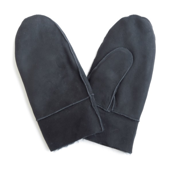 Sonia Originelli Fausthandschuh Schaf Lammfell Fäustlinge Leder Handschuhe Black Friday