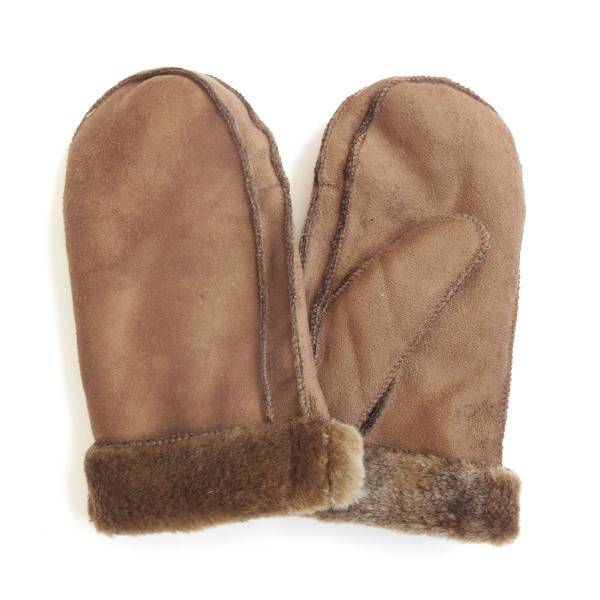 Sonia Originelli Fausthandschuhe Faux-Leder Velouroptik Kunstfell Samt Velvet kuschelig Osterangebot