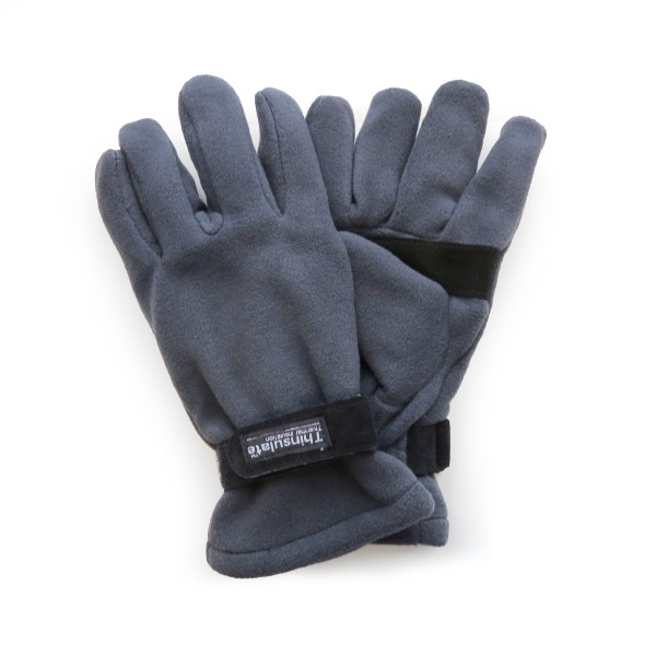 Sonia Originelli Handschuhe Winter Finger Fleece Schwarz Klettverschluss Exklusive Angebote