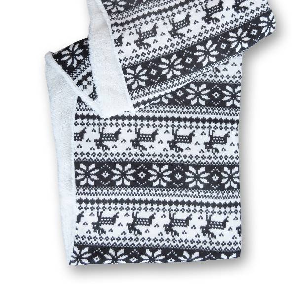 Sonia Originelli Loop "Norweger" Schal Kuschelfell Polyester Winter Tiefpreis