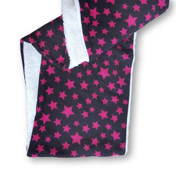 Sonia Originelli Loop "Stern" Schal Kuschelfell Polyester Winter Kostenlose Rückgabe