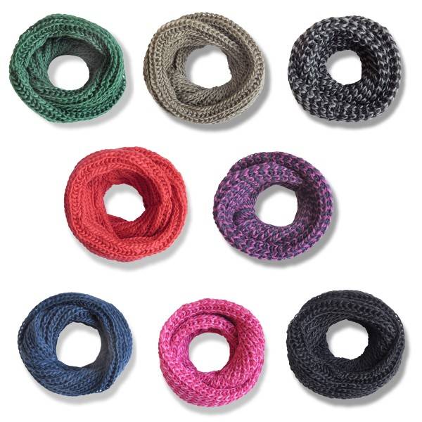 Sonia Originelli Loop Schal Polyacryl Ringel Winter Soft Nur für heute