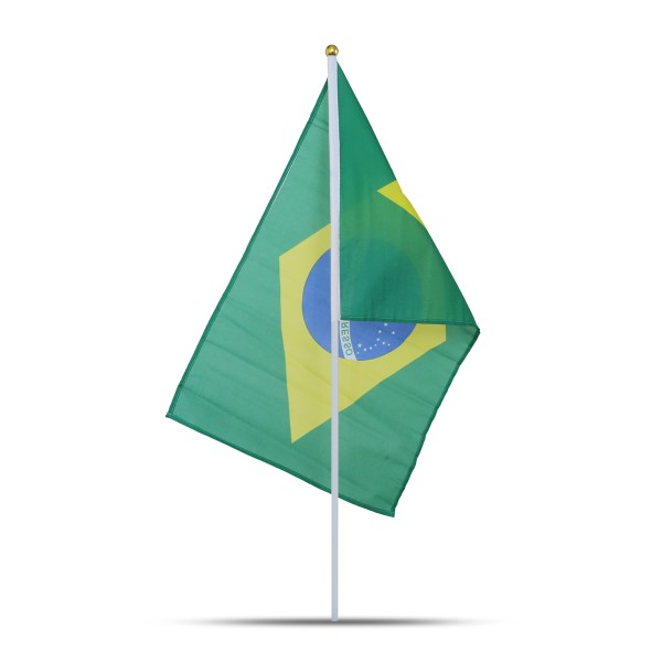Sonia Originelli 10er Set Fahne Flagge Winkfahne "Brasilien" Brazil Brasil Handfahne EM WM Begrenzt auf 3 Tage