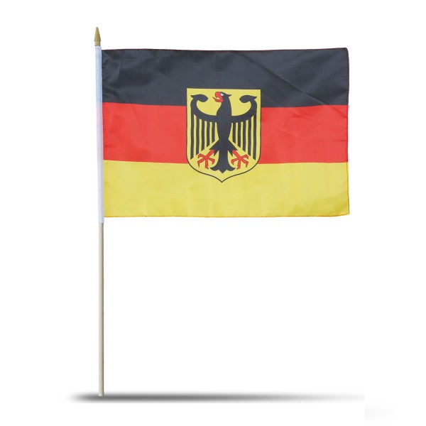 Sonia Originelli 10er Set Fahne Flagge Winkfahne "Deutschland Adler" Germany Eagle Handfahne EM WM Im Verkauf