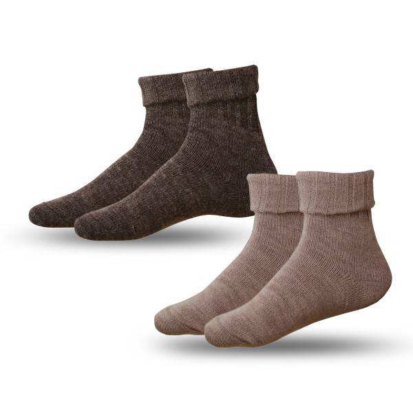 Sonia Originelli 2 Paar Alpakasocken "Dünn" Umschlag Alpakawolle Unisex Winter Black Friday