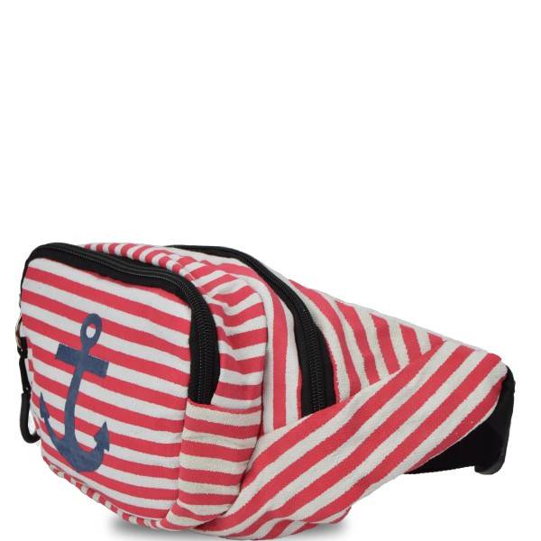 Sonia Originelli Bauchtasche "Anker" maritim gestreift Gürteltasche Freizeit Jubiläumsangebot