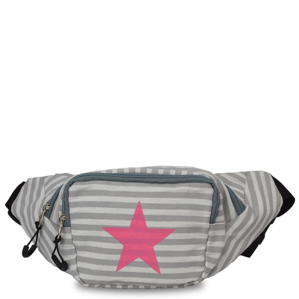 Sonia Originelli Bauchtasche "Stern" Gürteltasche Freizeit maritim gestreift Lagerräumung
