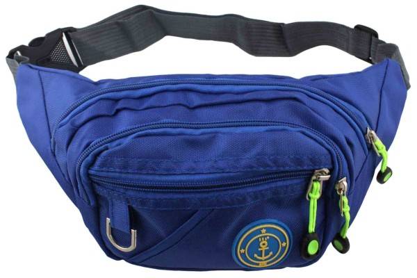 Sonia Originelli Bauchtasche Crossbody Bag Gürteltasche Anker Strand maritim wasserabweisend Heißer Verkauf