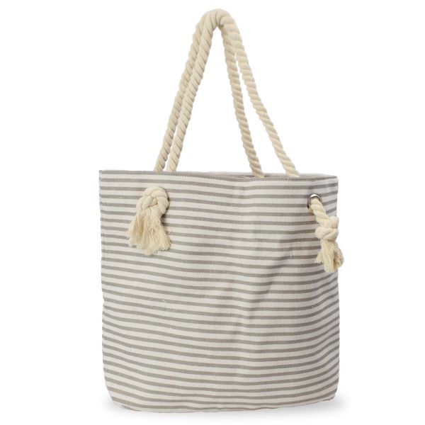 Sonia Originelli City Shopper "Rügen" maritim gestreift Koordinaten Canvas Tägliche Deals