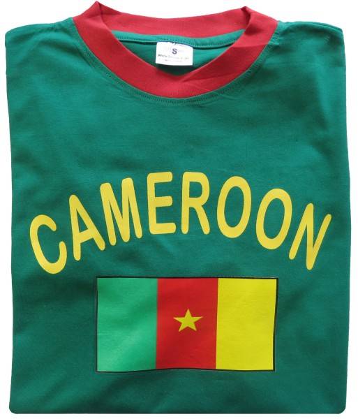 Sonia Originelli Fan-Shirt "Cameroon" Unisex Fußball WM EM Herren T-Shirt Bis zu 60% Rabatt