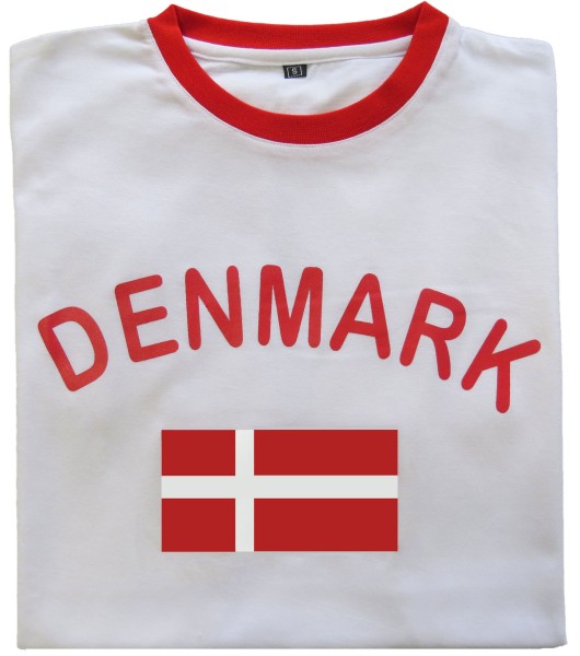 Sonia Originelli Fan-Shirt "Denmark" Unisex Fußball WM EM Herren T-Shirt Riesige Rabatte