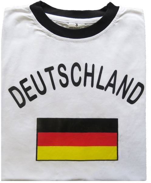 Sonia Originelli Fan-Shirt "Deutschland" Unisex Fußball WM EM Herren T-Shirt 50% Rabatt mit kostenlosem Versand