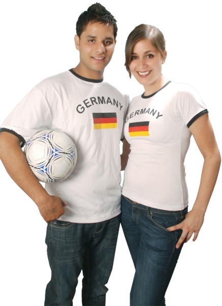 Sonia Originelli Fan-Shirt "Germany" Unisex Fußball WM EM Herren T-Shirt Im Verkauf