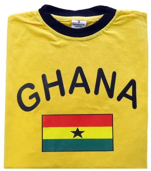 Sonia Originelli Fan-Shirt "Ghana" Unisex Fußball WM EM Herren T-Shirt zollfrei