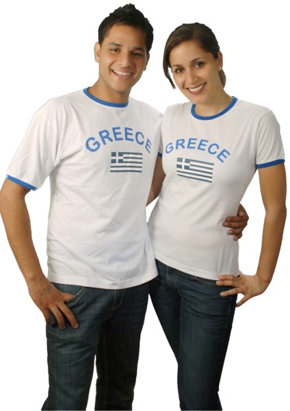 Sonia Originelli Fan-Shirt "Greece" Unisex Fußball WM EM Herren T-Shirt 50% Rabatt für begrenzte Zeit